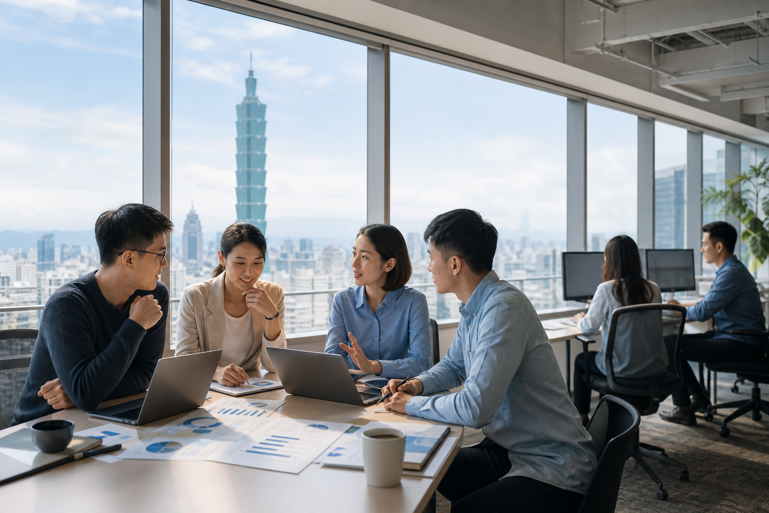 Editorial hero image for horoscope-themed article about communication, boundaries and collaboration rhythm in Taiwanese workplace context